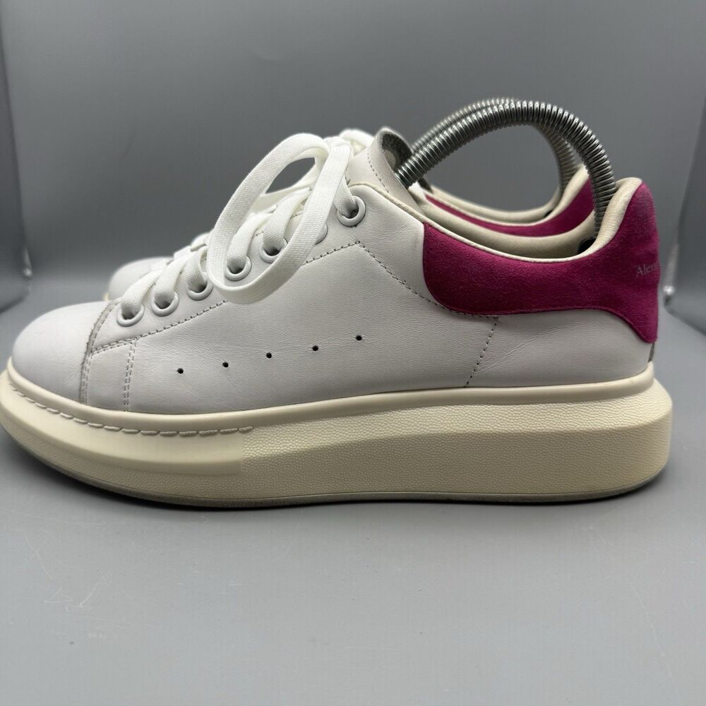 Alexander McQueen Oversized Sneaker Men’s Size 7 US 40 EU White Pink YL188-1